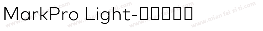 MarkPro Light字体转换